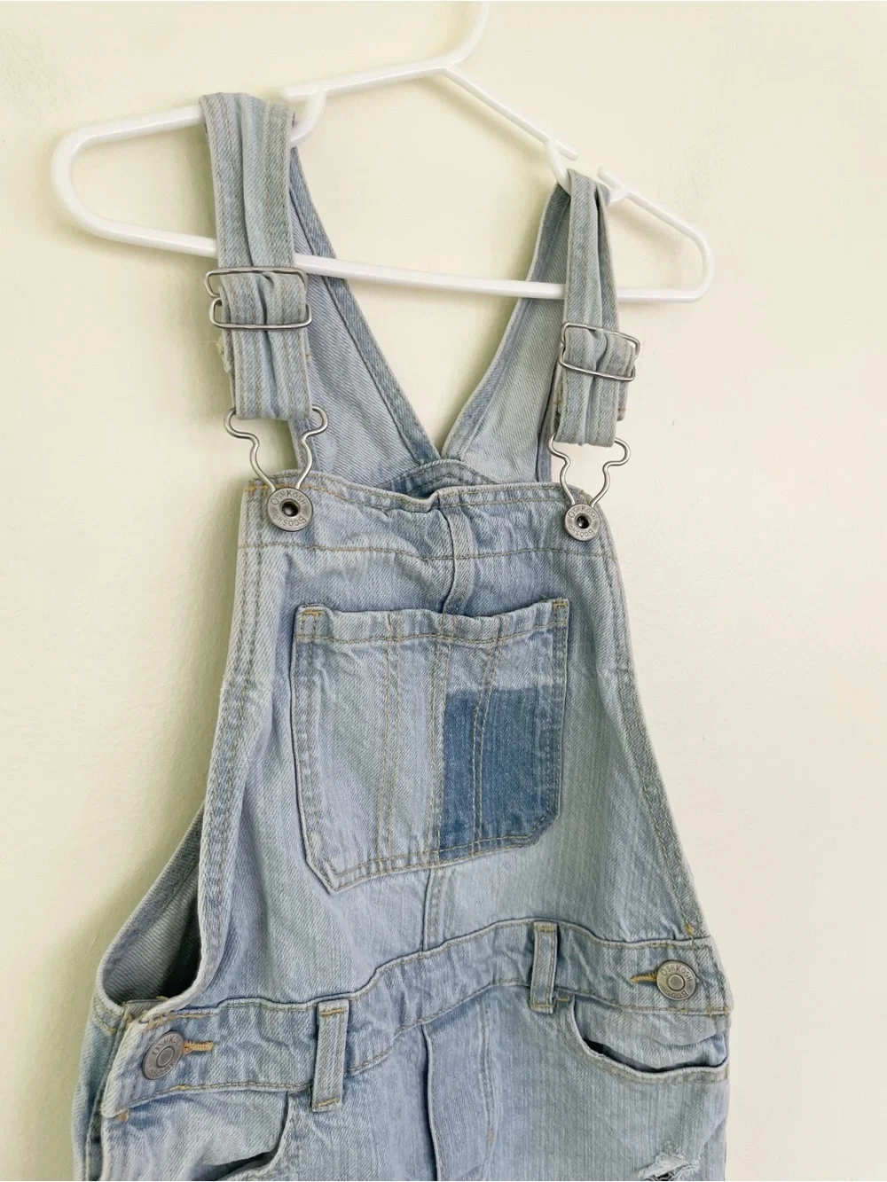 Oshkosh B’Gosh Denim Dress Light Wash Overall Straps 6 6X